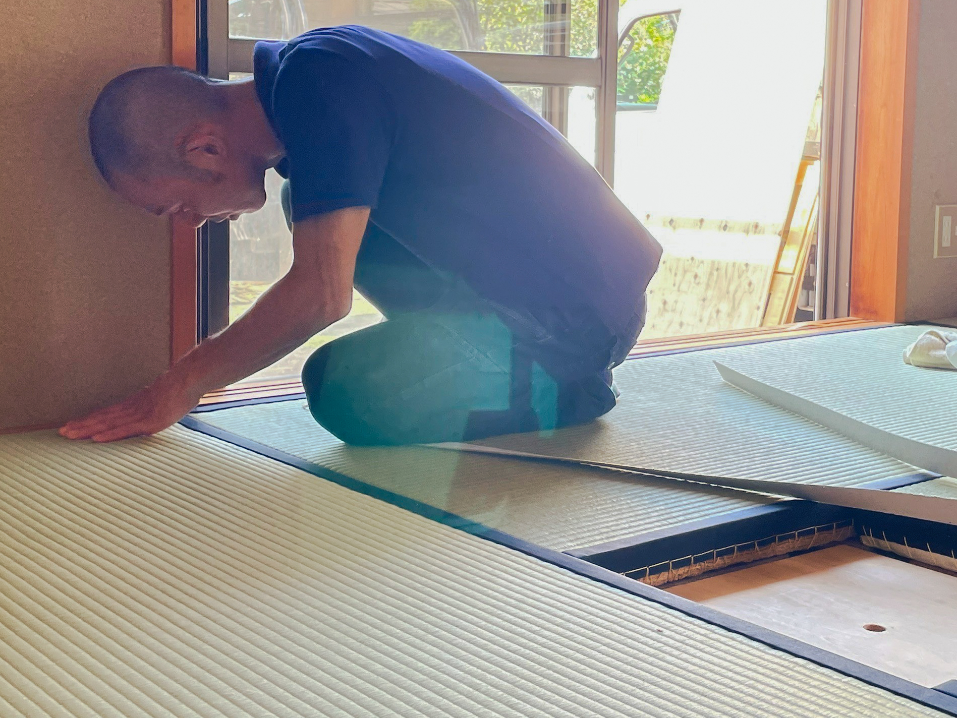 畳納品時の様子